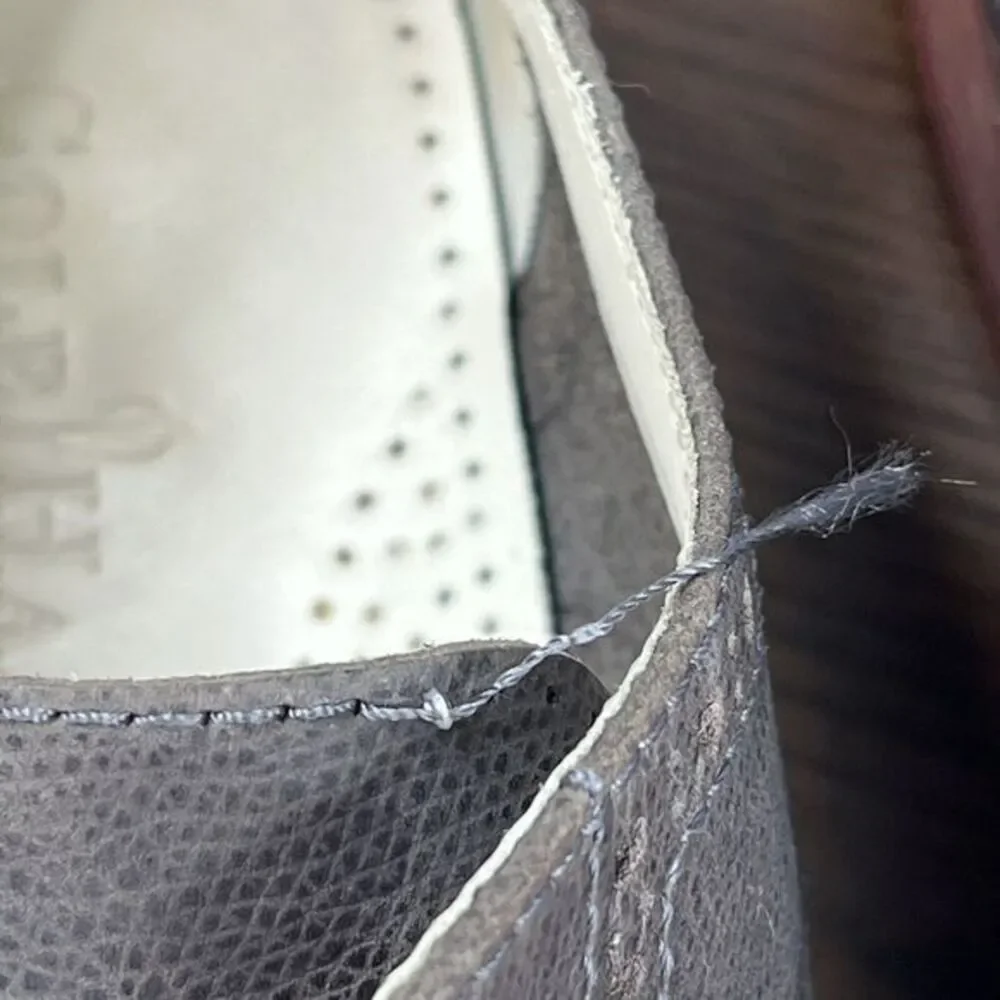 Cole Haan Shoes Mens Size 9 W Gray Leather Wingtip Brogue Made Air Collab C10557